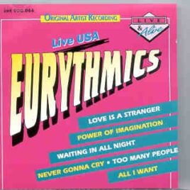 Eurythmics - Live USA  ( Boston 1985 ) front cover