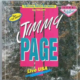 Led Zeppelin - Jimmy Page Live USA ( Live in USA 1988 ) front cover