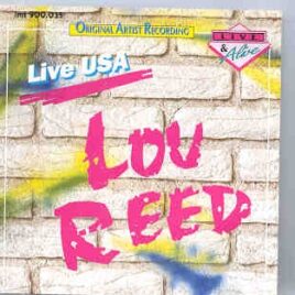 Lou Reed / Velvet Underground - Live In U.S.A. 1972 front cover