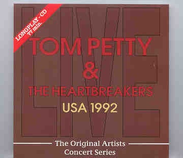 Tom Petty – USA 1992 ( Live in the USA 77:12 min. ) front cover Tom Petty - USA 1992 ( Live in the USA 77:12 min. ) front cover