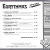 Eurythmics - Live USA  ( Boston 1985 )