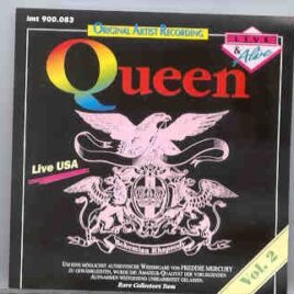 Queen - Live In USA Vol. 2 front cover