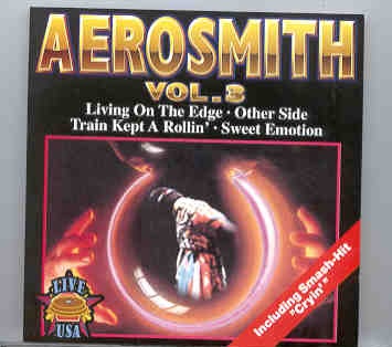 Aerosmith – Live in USA 1993 / 1994 Vol. 3 front cover Aerosmith - Live in USA 1993 / 1994 Vol. 3 front cover