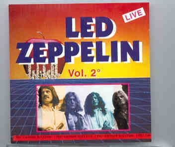 Led Zeppelin – Live Vol.2( live takes ’69 & ’70 ) front cover Led Zeppelin - Live Vol.2( live takes '69 & '70 ) front cover