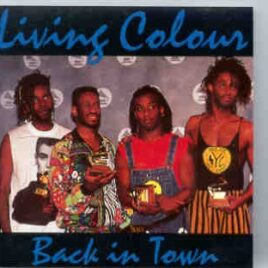 Living Colour - Back In Town front cover