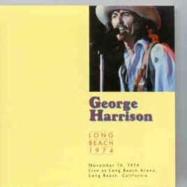 George Harrison - Long Beach 1974 front cover