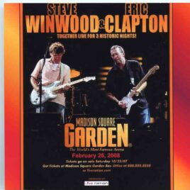 Traffic - Madison Square Garden 2008 ( 2 CD )( W/  Eric Clapton Live at Madison Square Garden , NY , February 26th , 2008 ) front cover