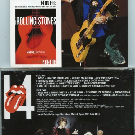 Rolling Stones - Madrid 2014 New Master ( 2 CD!!!!! ) ( Estadio Bernabeu , Madrid , Spain , June 25th , 2014 )