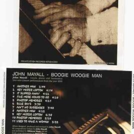 John Mayall - Boogie Woogie Man ( Live Solo Concerts From the Year 2000 )