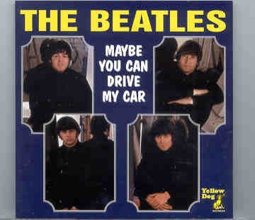 The Beatles – Maybe You Can Drive My Car ( Orange – Yellow Dog ) front cover The Beatles - Maybe You Can Drive My Car ( Orange - Yellow Dog ) front cover