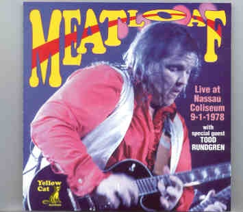 Meat Loaf – Live At Nassau Coliseum ( With Todd Rundgren 9 – 1 – 1978 ) ( Yellow Dog ) front cover Meat Loaf - Live At Nassau Coliseum ( With Todd Rundgren 9 - 1 - 1978 ) ( Yellow Dog ) front cover