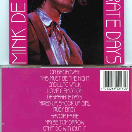 Mink de Ville -  Desperate Days ( Lausanne , Switzerland , September 3rd , 1988 ) ( Swingin' Pig )