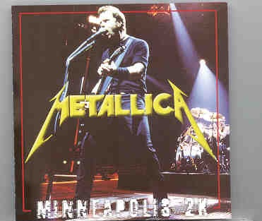 Metallica – Minneapolis 2X ( 2 CD set ) ( Live At The Target Centre , Minneapolis , 09-01-00 ) front cover Metallica - Minneapolis 2X ( 2 CD set ) ( Live At The Target Centre , Minneapolis , 09-01-00 ) front cover