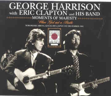 Eric Clapton – Moments Of Majesty ( 4 CD SET ) ( TRICONE ) ( W/ G. Harrison Japan December 1st 1991 ) front cover Eric Clapton - Moments Of Majesty ( 4 CD SET ) ( TRICONE ) ( W/ G. Harrison Japan December 1st 1991 ) front cover
