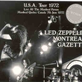 Led Zeppelin - Montreal Gazette ( 3 CD set ) ( Wendy ) ( Montreal , Quebec , Canada , June 7th , 1972 ) front cover