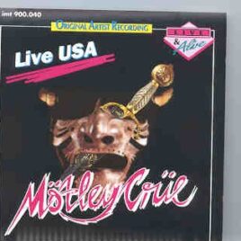 Motley Crue -  Live USA front cover