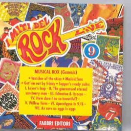 P. Gabriel  /  GENESIS  /  P. Collins - Musical Box front cover