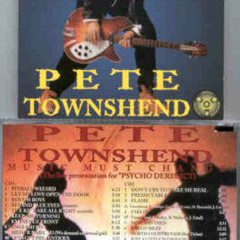 The Who - Music Must Change ( 2 CD!!!!! SET ) ( Red Phantom - Great Dane ) ( Pete Live in New York , Aug 7th , 1993 )