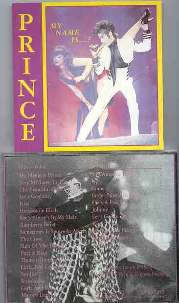 Prince – Mi Name is ? bootleg CD cover