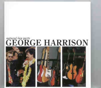 George Harrison – Natural Law Party ( 2 CD set ) front cover George Harrison - Natural Law Party ( 2 CD set ) front cover