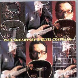 Paul McCartney - Naughty Boy ( With Elvis Costello ) front cover