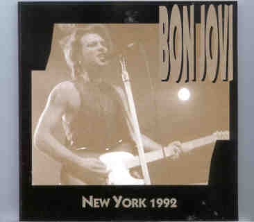 Bon Jovi – New York 1992 ( Live Storm ) front cover Bon Jovi - New York 1992 ( Live Storm ) front cover