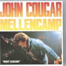 John Cougar Mellencamp - Night Dancing  ( Bloomington , Indiana , 1984 ) ( Great Dane Recs ) front cover