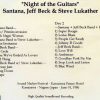 Santana - Night Of The Guitars ( Santana , Beck & Steve Lukather ) ( 2 CD!!!!! ) ( Nagano , Japan , June 1st , 1986 )