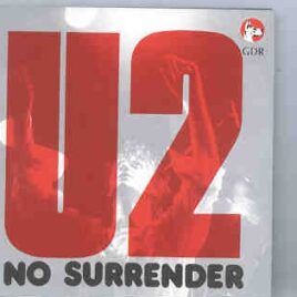 U2 - No Surrender ( Great Dane ) ( Live In Dublin , Ireland , 1980 ) front cover