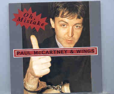 Paul McCartney – Oh Mistake ( Back to the Egg Outtakes ) front cover Paul McCartney - Oh Mistake ( Back to the Egg Outtakes ) front cover