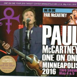 Paul McCartney - One On One Minneapolis 2016 ( Both Shows )( 4 CD SET ) ( Piccadilly Circus )( May 4th & 5th , 2016 , Target center , MN ) front cover