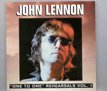 John Lennon – One To One Concert Rehearsals Vol 1 ( Orange ) front cover John Lennon - One To One Concert Rehearsals Vol 1 ( Orange ) front cover