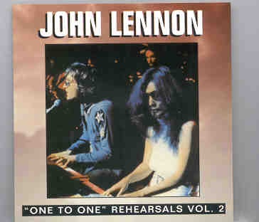 John Lennon – One To One Concert Rehearsals Vol 2 ( Orange ) front cover John Lennon - One To One Concert Rehearsals Vol 2 ( Orange ) front cover