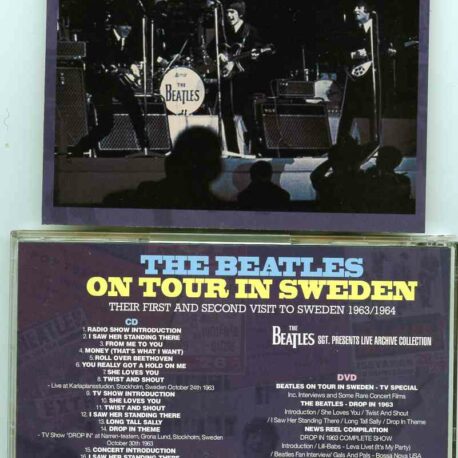 The Beatles - On Tour In Sweden (1CD+1DVD) ( Their First And Second Visit To Sweden 1963/1964 - NTSC ) ( 2014 SGT Records )