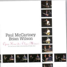 Paul McCartney - Open Hearts , Clear Mines ( With Brian Wilson ) ( 2nd Annual Adopt-A-Mine Gala 2002 ) front cover