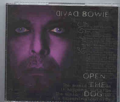 David Bowie – Open The Dog ( Wembley , London , UK , Nov 15th , 1995 ) ( 2 CD set ) front cover David Bowie - Open The Dog ( Wembley , London , UK , Nov 15th , 1995 ) ( 2 CD set ) front cover
