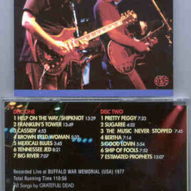 Grateful Dead - Out Of Your Skull ( 2 CD SET ) ( Buffalo War Memorial , USA , 1977 ) ( Big Music )