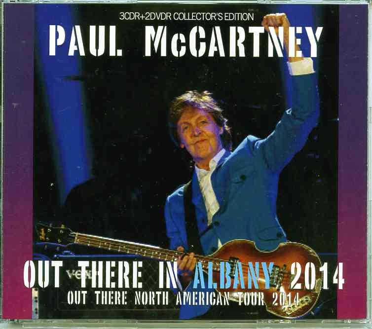 Paul McCartney – Out There In Albany 2014 ( 3 CD- 2DVD SET ) ( Times Union Center , Albany , New York , USA , July 5th , 2014 ) front cover Paul McCartney - Out There In Albany 2014 ( 3 CD- 2DVD SET ) ( Times Union Center , Albany , New York , USA , July 5th , 2014 ) front cover
