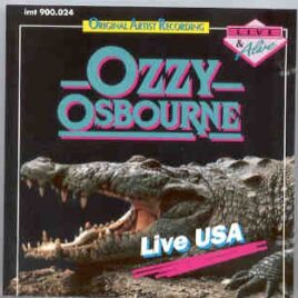 Black Sabbath - Live USA ( Ozzy Osbourne ) front cover