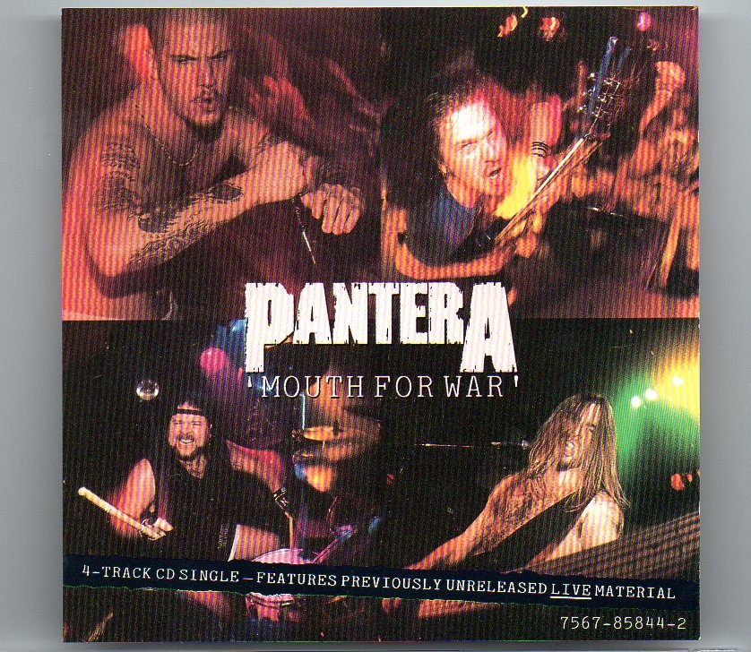 Pantera – Mouth For War front cover Pantera - Mouth For War front cover
