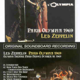 Led Zeppelin - Paris Olympia 1969 ( Wendy ) ( Olympia Theatre , Paris , France , October 10th , 1969 )