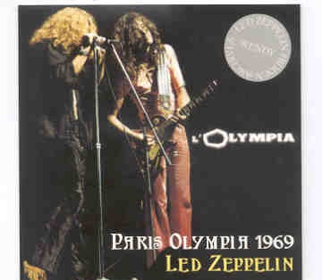 Led Zeppelin – Paris Olympia 1969 ( Wendy ) ( Olympia Theatre , Paris , France , October 10th , 1969 ) front cover Led Zeppelin - Paris Olympia 1969 ( Wendy ) ( Olympia Theatre , Paris , France , October 10th , 1969 ) front cover
