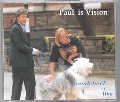 Paul McCartney – Paul Is Vision ( 2 CD SET ) ( Soundcheck at Tokyo Dome 1993 ) front cover Paul McCartney - Paul Is Vision ( 2 CD SET ) ( Soundcheck at Tokyo Dome 1993 ) front cover
