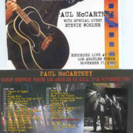 Paul McCartney - Perfect Harmony ( Feat. Stevie Wonder )( 2 CD SET ) ( Great Western Forum , Los Angeles , Nov. 27th , 1989 )