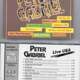 P. Gabriel / GENESIS / P. Collins - Live In USA ( Peter Gabriel )
