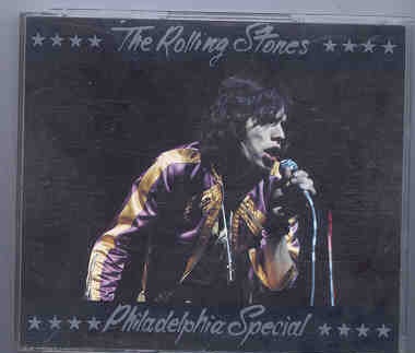 Rolling Stones – Philadelphia Special ( 2 CD set ) ( Swingin’ Pig ) ( Philly & Ft Worth 1972 ) front cover Rolling Stones - Philadelphia Special ( 2 CD set ) ( Swingin' Pig ) ( Philly & Ft Worth 1972 ) front cover
