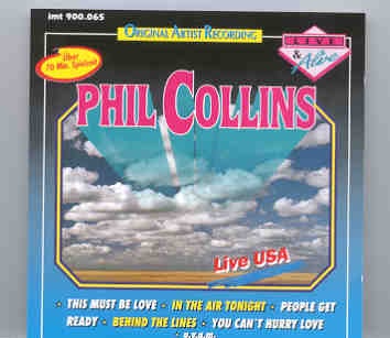 P. Gabriel / GENESIS / P. Collins – Live In USA ( Phil Collins ) front cover P. Gabriel / GENESIS / P. Collins - Live In USA ( Phil Collins ) front cover