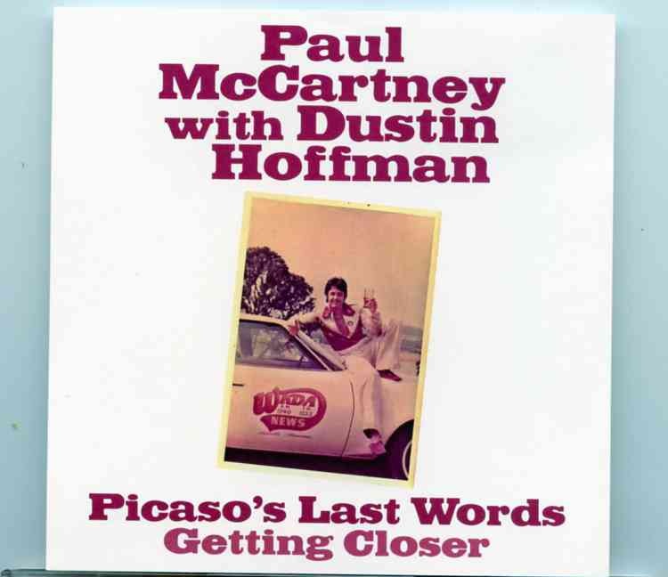 Paul McCartney – Picasso’s Last Words (1CD) ( with Dustin Hoffman ) ( Original Version & Mastering Version ) ( Green Apple ) front cover Paul McCartney - Picasso's Last Words (1CD) ( with Dustin Hoffman ) ( Original Version & Mastering Version ) ( Green Apple ) front cover