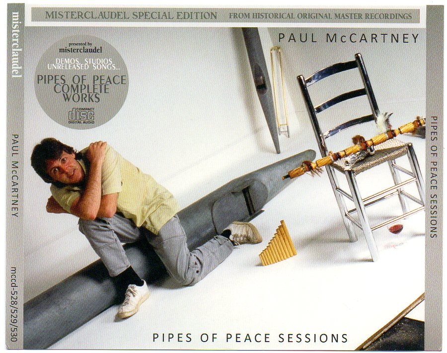 Paul McCartney – Pipes Of Peace Sessions ( 3 CD SET ) ( Misterclaudel ) front cover Paul McCartney - Pipes Of Peace Sessions ( 3 CD SET ) ( Misterclaudel ) front cover