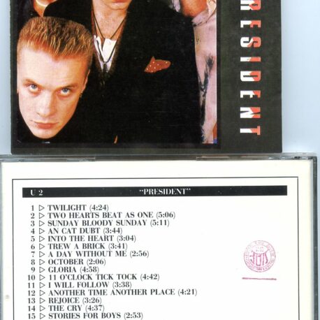 U2 - President ( Papillon Recs ) ( Recorded Live During the 1984 US Tour )